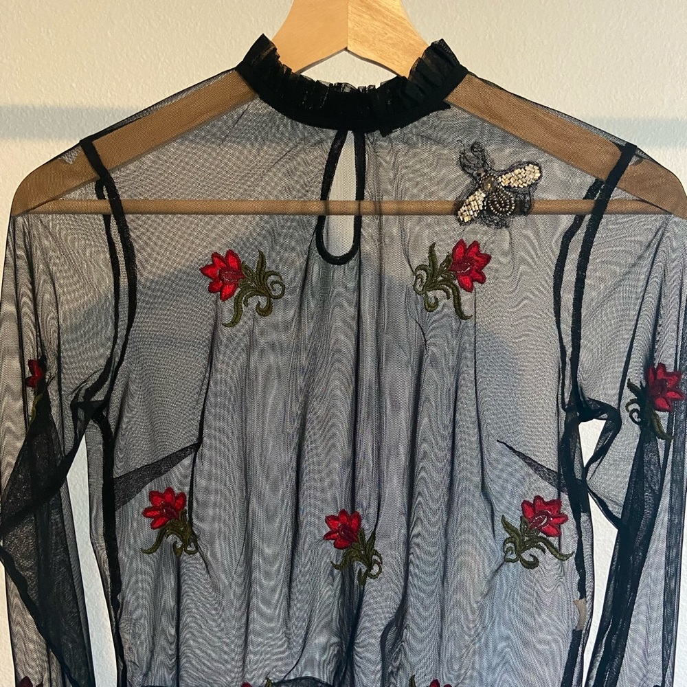 Mesh Blouse